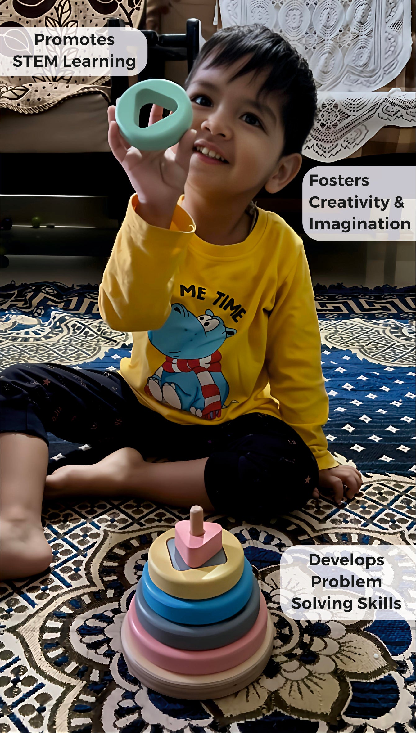 Interlock Shape Stacker