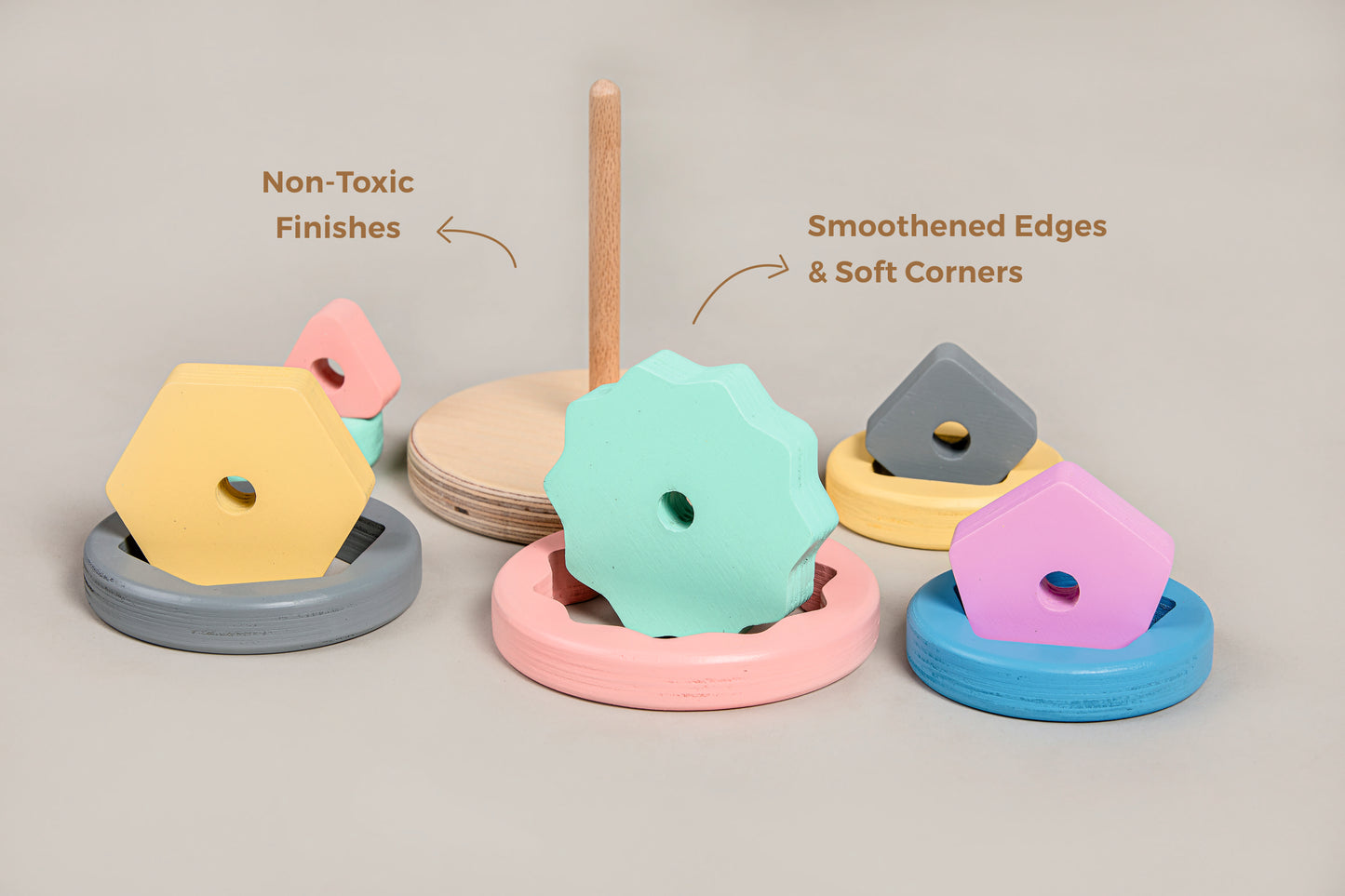 Interlock Shape Stacker